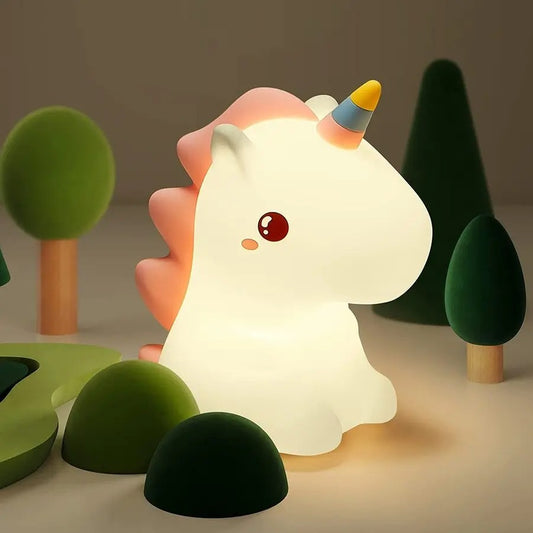 Cute Unicorn Squishy LED Night Lamp